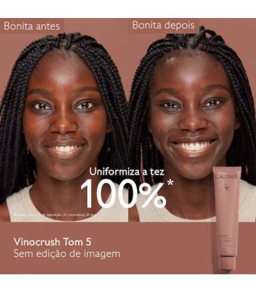 Caudalie Vinocrush Creme com Cor Tom 5 30ml