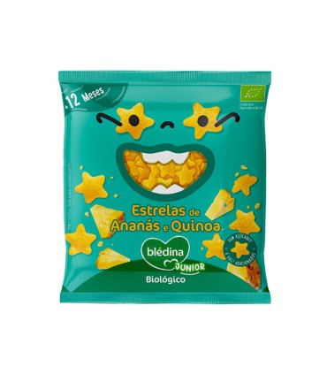 Blédina Snack Biológico Estrelas Ananás e Quinoa 20g