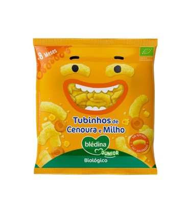 Blédina Snack Biológico Tubinhos de Cenoura e Milho 20g
