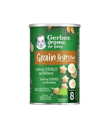 Gerber Organic Puffs Banana 8M+ 35g