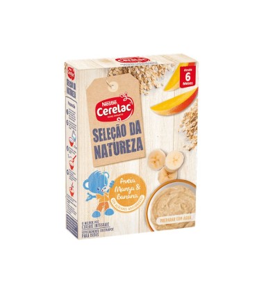 Nestlé Cerelac Seleção da Natureza Aveia Manga Banana 6m+ 240g