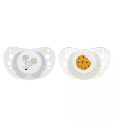 Chicco Physio Chupetas Air Silicone Cinzenta 16-36M