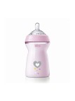 Chicco NaturalFeeling Biberão Girl +6M 330ml