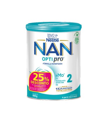 Nestlé NAN Optipro 2 Leite de Transição 800g + 25%
