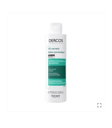 Vichy Dercos Shampoo Tratamento Sebo Corretor 200ml