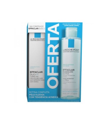 La Roche Posay Pack Effaclar Duo 40 ml + Água Micelar Ultra 200ml