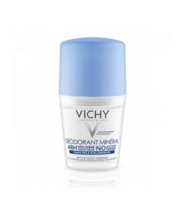 Vichy Desodorizante Roll-On Mineral 48h 50ml