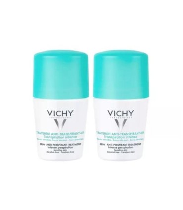 Vichy Desodorizante Roll-On Transpiração Intensa 2x50ml
