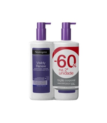 Neutrogena Visibly Renew Loção Corporal Elasticidade Intensa 2x750ml