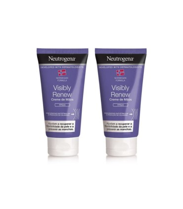 Neutrogena Visibly Renew Creme de Mãos Elasticidade Intensa SPF20 2x75ml