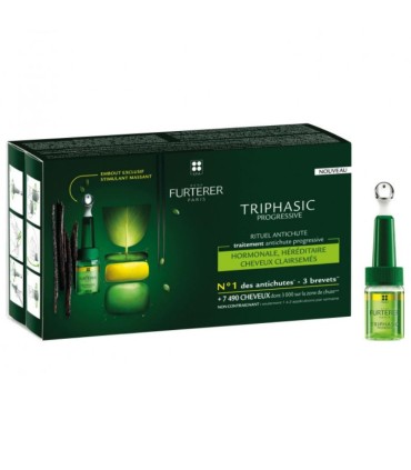 René Furterer Triphasic Antiqueda Progressiva 8 Ampolas