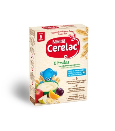 Nestlé Cerelac Farinha Láctea 5 Frutos 6M+ 250g