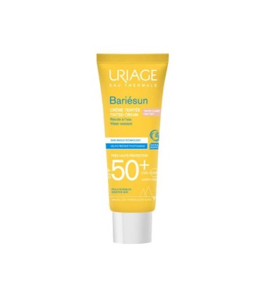 Uriage Bariésun Creme Protetor Solar com Cor SPF50+ Tom Claro 50ml