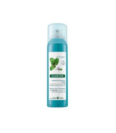 Klorane Shampoo Seco Detox com Menta Aquática BIO 150ml