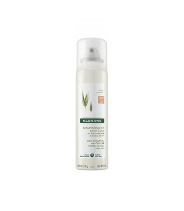 Klorane Shampoo Seco Leite de Aveia Cabelos Castanhos 150ml