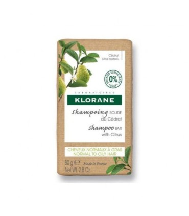 Klorane Shampoo Sólido Cidra 80g
