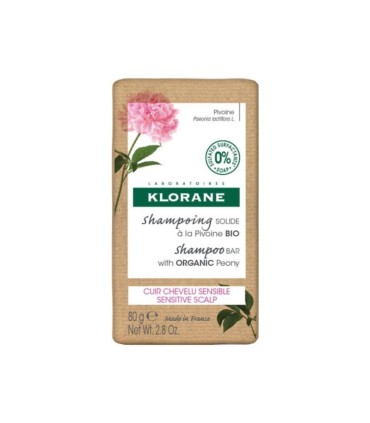Klorane Peónia Bio Shampoo Sólido 80g