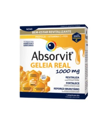 Absorvit Geleia Real 1000mg 20 Ampolas