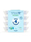 Mustela Bebé Toalhetes de Água com Algodão Bio 4 X 60 Unidades