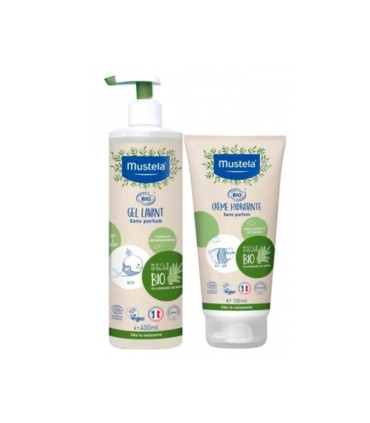 Mustela Gel Lavante Bio 400ml + Creme Hidratante Bio 150ml