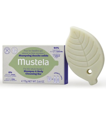 Mustela Shampoo Sólido Corpo e Cabelo 75g