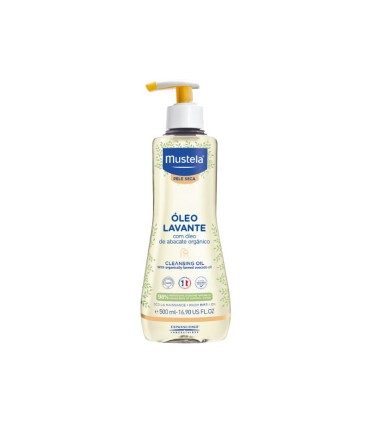 Mustela Bebé Óleo de Banho Pele Seca 500ml