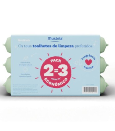 Mustela Bebé Toalhetes Limpeza Sem Perfume