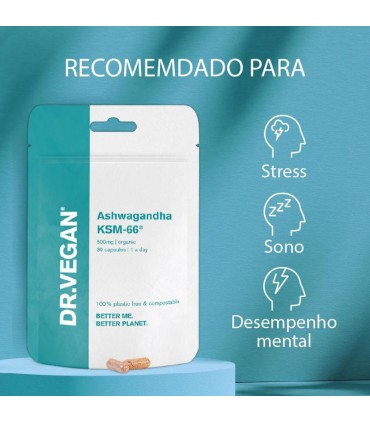 Dr. Vegan Ashwagandha KSM-66 30 cápsulas