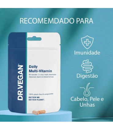 Dr. Vegan Daily Multi-Vitaminas 60 cápsulas