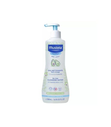 Mustela Bebé Pele Normal Água de Limpeza 500ml