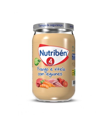 Nutribén 4 Boião Frango Vitela Com Legumes 235g
