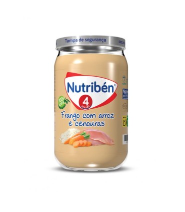 Nutriben 4 Boião Arroz Cenouras Frango 235g