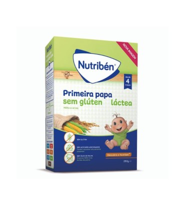 Nutribén Farinha Láctea Primeira Papa sem Glúten 250g
