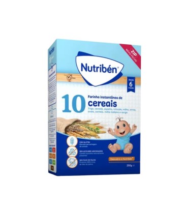 Nutribén Farinha Não Láctea Instantânea de 10 Cereais 250g