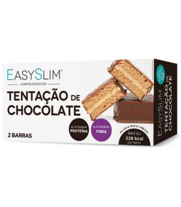 Easyslim Barras Sabor Tentação de Chocolate 2x48,7g
