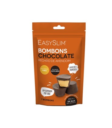 EasySlim Bombons Chocolate e Recheio de Amendoim 7 Unidades