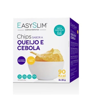 Easyslim Chips Queijo e Cebola 25g