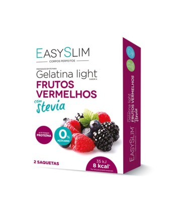 Easyslim Gelatina Light Frutos Vermelhos 2x15g