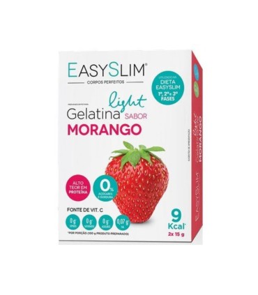 Easyslim Gelatina Light Morango 2x15g