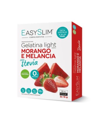 Easyslim Gelatina Light Morango Melância 2x15g