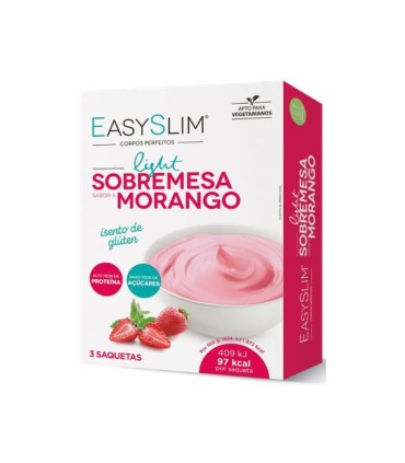 EasySlim Sobremesa Light Morango 3x25g