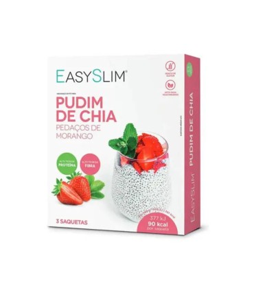Easyslim Pudim de Chia Morango 3x25g