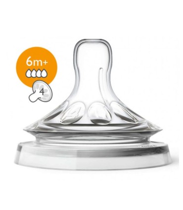 Philips Avent Tetinas Natural Fluxo Rápido 6+