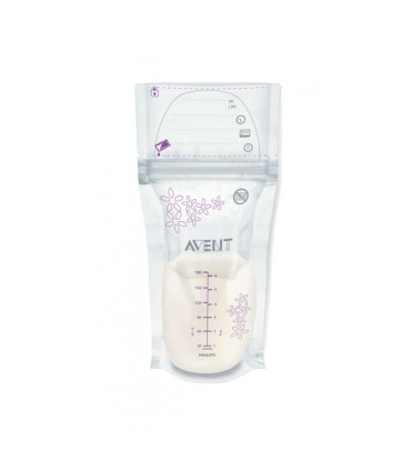 Philips Avent Bolsas de Armazenamento Leite 180ml 25 unidades
