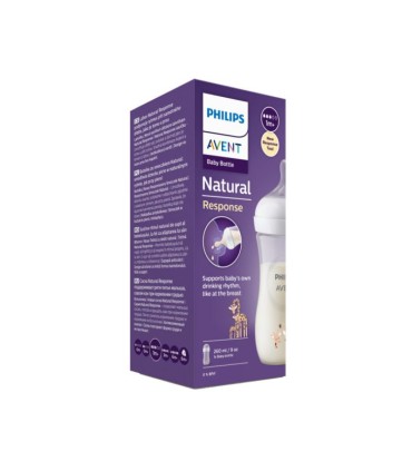 Philips Avent Biberão Natural Response Girafa 260ml T3 1M+