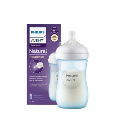 Philips Avent Biberão Natural Response Azul 260ml T3 1M+