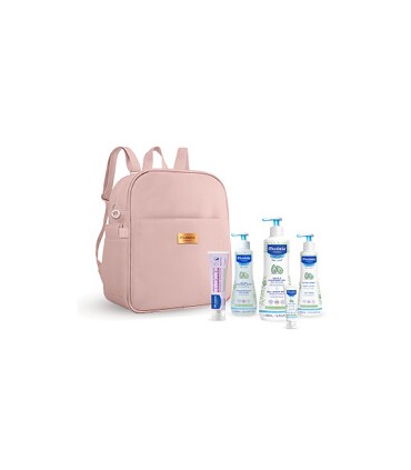 Mustela Bebé Mochila Maternidade Rosa
