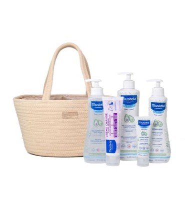 Mustela Bebé Cesta "Os Essenciais" Taupe