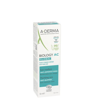 A-Derma Biology AC Fluido Matificante Anti-imperfeições 40ml