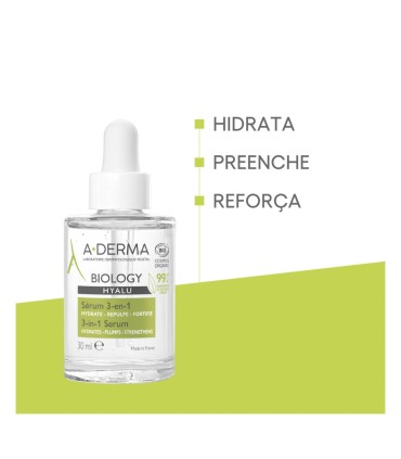 A-Derma Biology Hyalu Sérum 3-em-1 30ml
